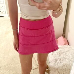 Lululemon Sonic Pink “Pace Rival “ Skirt LONG*